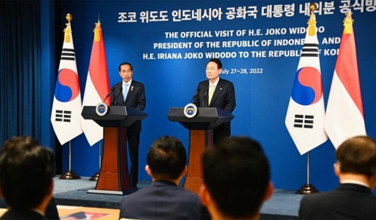 Presiden Jokowi dan Presiden Korea Selatan Yoon SUk-yeol - BPMI - Setpres